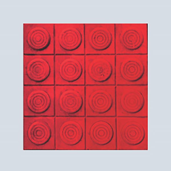 کف پوش سکه ای قرمز 20*20