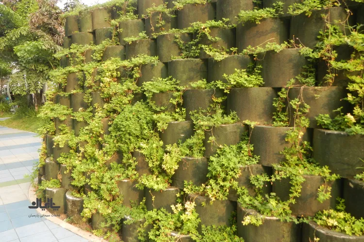 انواع گلدان بتنی