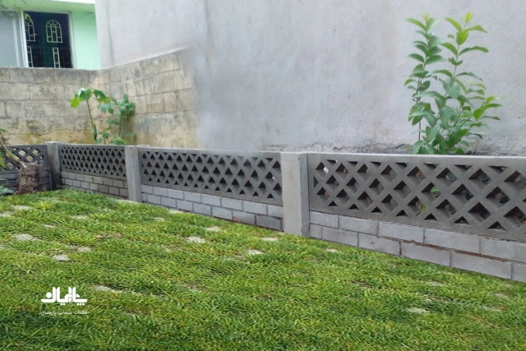 قیمت نرده بتنی دور باغچه